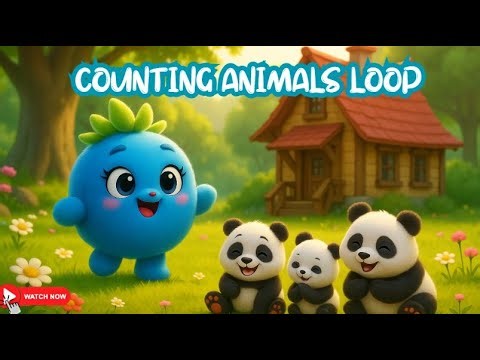 Animal Counting Loop | Learn Numbers with AnimalsAnimal counting loop