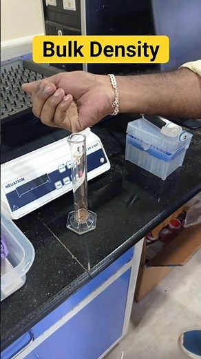 How to measure bulk density #research #science #experiment #density #bulk density