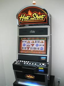 Bally Hot Shot Progressive M9000 Video Slot Machine