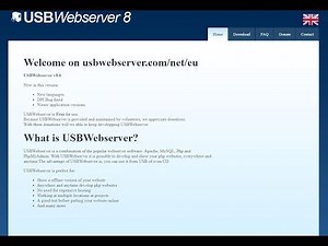 Portal USB Webserver(Apache, PHP, MYSQL)