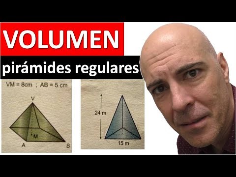 VOLUME OF A REGULAR PYRAMID. Quadrangular and triangular