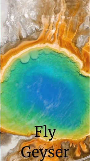 Fly Geyser, Nevada – The Rainbow Alien Fountain! 🇺🇸🇬🇧🇨🇦🇦🇺 #Shorts