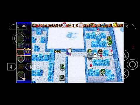 ppssppp Bomberman gameplay 2025 World 5 stage 8