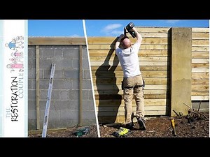 HOW TO TRANSFORM AN OLD BLOCK WALL - DIY Timber Cladding