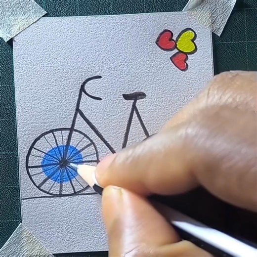 How to draw a cycle | All About Art