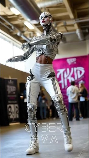 Runway Android Glide at the Tech Expo | Cyber Diva