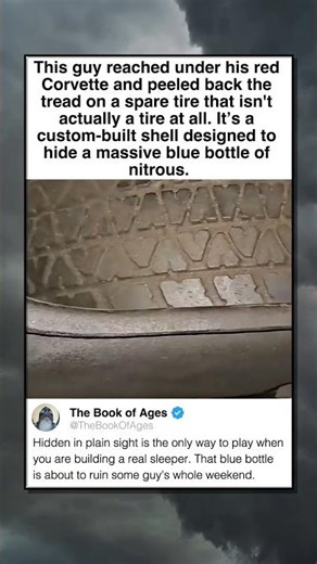 THE SNEAKIEST SPARE TIRE EVER BUILT