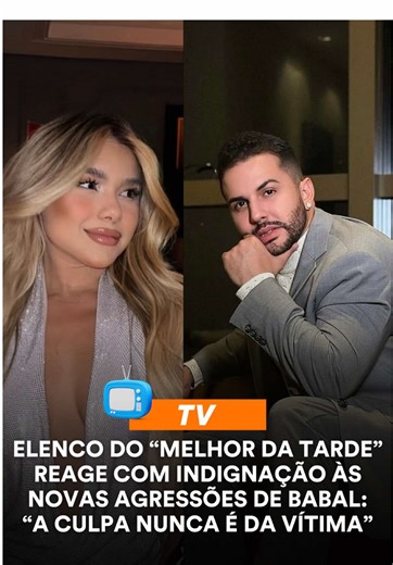 No “Melhor da Tarde” desta quinta-feira (4/12), foram exibidas com exclusividade imagens de câmeras de segurança que mostram Babal Guimarães agredindo a namorada, Carla Lessa, na madrugada do dia 28 de novembro, em plena rua e mesmo ciente da presença das câmeras. O caso marca a terceira denúncia de violência contra mulher envolvendo o irmão de Lucas Guimarães, que já cumpria pena em regime aberto por agressões a uma ex, Teresa. Segundo o titular deste portal, Leo Dias, ela não quis divulgar víd