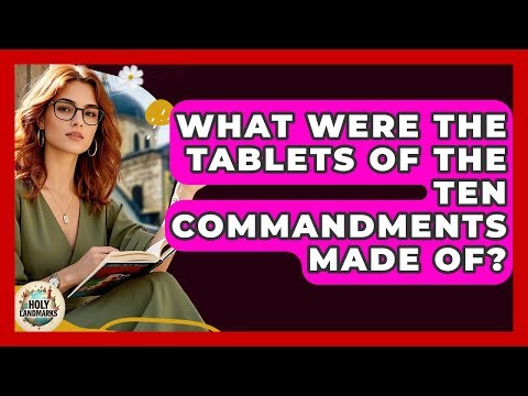What Were The Tablets Of The Ten Commandments Made Of? - Holy Landmarks