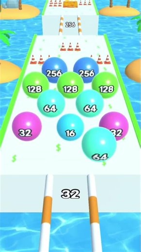 2048 Ball Runner gameplay #ball2048