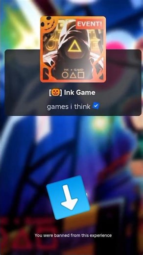 I got banned 🚩 from Ink Games Roblox #shorts #videos #roblox
