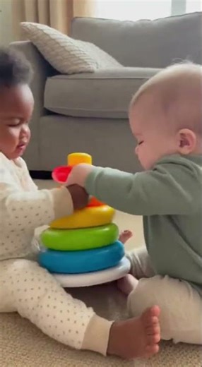 Two Babies vs One Toy 😂 Cutest Baby Fight Ever