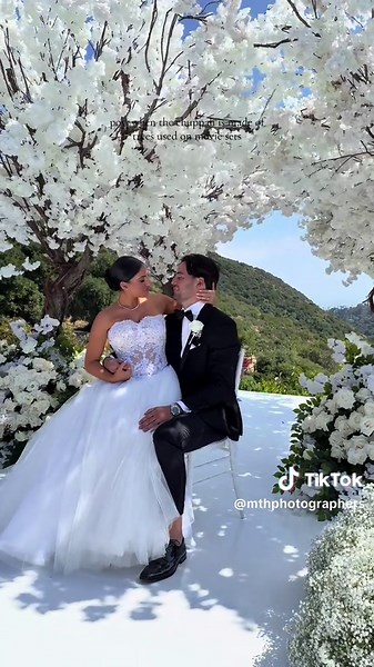 Unique Chuppah Design with Movie Set Trees