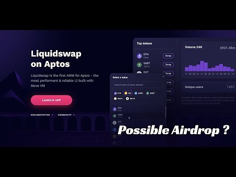 Pontem - LiquidSwap Tutorial on Aptos (Possible Airdrop 👀)