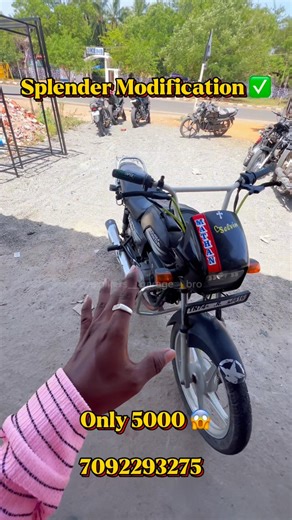 Bikers garage bro on Instagram: "Splender Modification! ✅ 7092293275"