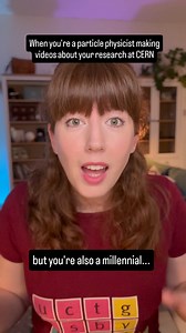 21K views · 69 reactions | Millennial at CERN  #scientist #CERN #physics #millennial | Particle Clara | Facebook