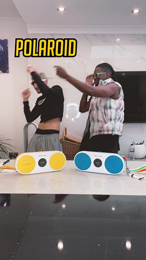 #ad The @polaroid Music Player is easy to wear anywhere, but I like it when the outfit matches. #musicinfullcolor #polaroidmusic