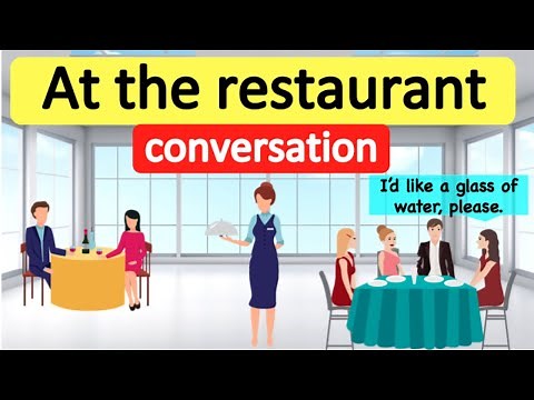 At the Restaurant English Conversation 🍽 | English Speaking Practice