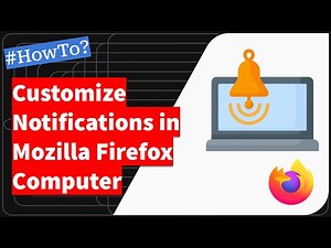 How to Configure Notifications and Stop Push Alerts in Firefox Computer?