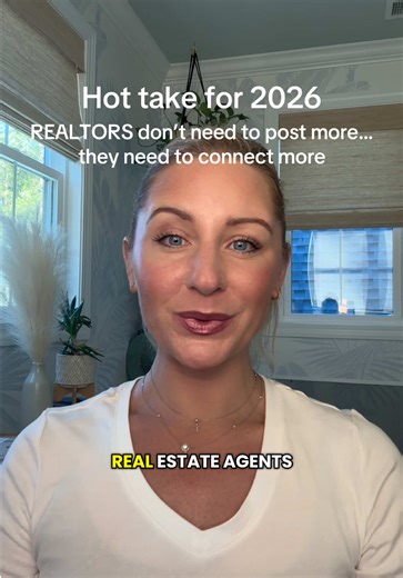 REALTORS - Posting more won’t fix your marketing in 2026. Posting with intention will. The agents seeing real results right now aren’t chasing trends or trying to go viral. They’re building credibility, trust, and community long before someone is ready to buy or sell. Connection > consistency. Conversation > conversion. If you’re a real estate agent who wants content that actually leads to clients, you’re in the right place. 🔗 And if you’re ready to simplify your real estate marketing and build
