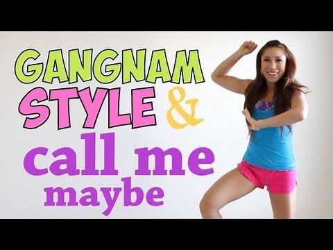 Gangnam Style Call Me Maybe Mashup Squat Challenge