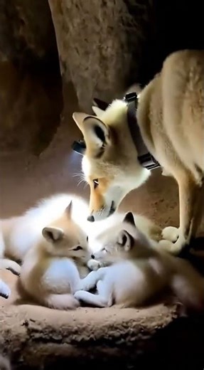 Arctic Fox POV: A GOPro Camera Reveals a Hidden Den Deep Underground