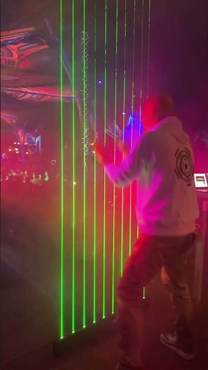 Laserharp at Indian Spirit Festival 2025
