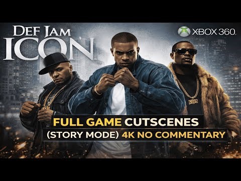 Def Jam: Icon – Full Game Cutscenes (Story Mode) | 4K No Commentary | Xbox