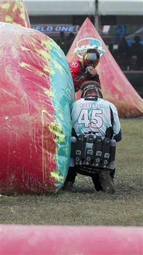 Intense Professional Paintball Action