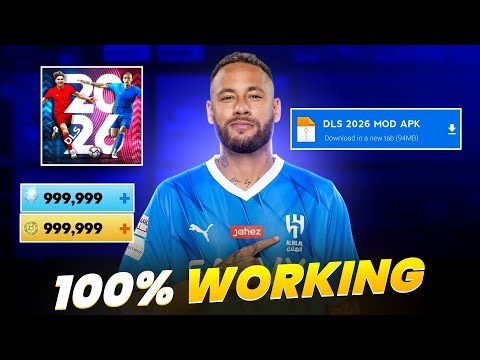 DREAM LEAGUE SOCCER 2026 V.13.040 MOD APK - UNLIMITED MONEY, UNLIMITED GEMS - 100% WORKING MOD APK