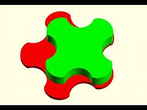 Trochoid/cycloid pump animation made in Openscad.