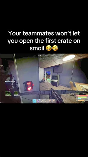 Rust Game: Teammates and Crate Strategy