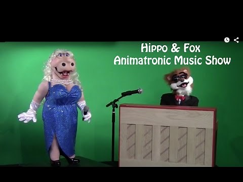 Animatronic Hippo & Fox Musical Characters by Axtell Animatronics