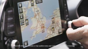 Hyundai's eight-inch infotainment system integrates all navigation functionality, meaning you'll never need to read a road map again. #HyundaiTech #ReadARoadMapDay | Hyundai Europe