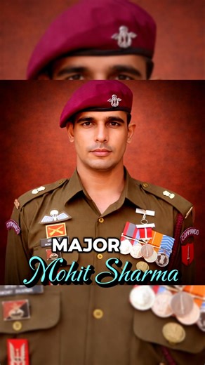 Remembering Major Mohit Sharma On His Balidan Diwas 🇮🇳 | Ashok Chakra | 1 PARA SF Hero #shorts