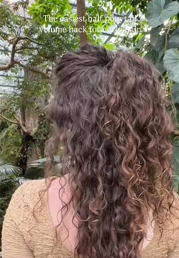 Easiest Half Ponytail Volume Hack You Must Try!
