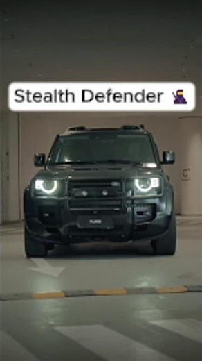 Stealth Defender! 🥷 #stealth #newdefender #defender #landroverdefender #suv #custom