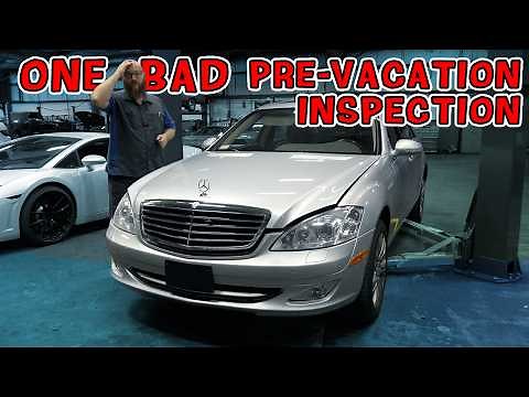 Serious Problems Found! Mercedes S550 Pre-Trip Inspection