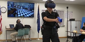 Criminal justice students use virtual reality to learn real-world lessons