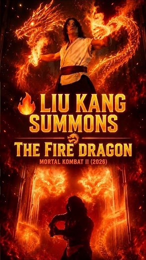 🔥 Fire God Liu Kang Summons the Dragon! 🐉 | Mortal Kombat II (2026)