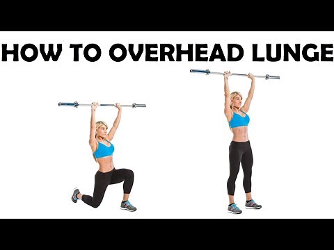 How to BARBELL LUNGE | REVERSE LUNGES | OVERHEAD LUNGE Leg Exercise | Barbell Lunges FOR BEGINNERS