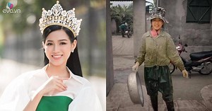 Chân dài mướt mải 1m1 nhưng Tân Hoa hậu Đỗ Thị Hà lại có bàn chân Cám