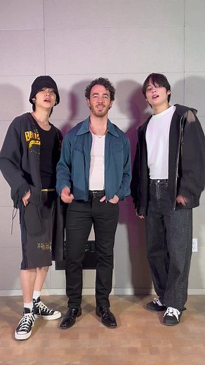 Join #TomorrowXTogether and the #JonasBrothers on #Anghami 🤩⁠ And you better #DoItLikeThat 🫰