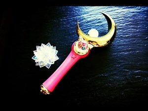 NEW Sailor Moon Crystal 2014 Bandai Crescent Wand Moon Stick Proplica Toy for Cosplay