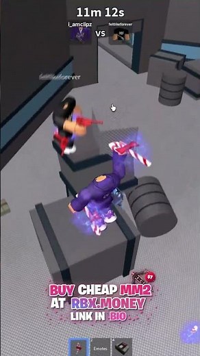 MM2 1V1 VS WLBENJI 😈