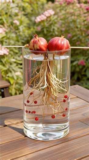 Grow a Pomegranate Tree From Seeds — Full Process #satisfying #diy #garden