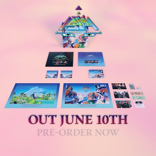 6.4K views · 539 reactions | Take a look inside the new 'Asia In Asia: Live at the Budokan, Tokyo, 1983' deluxe box set out on June 10th! Includes: 2LP colour vinyl, 2xCD (MTV satellite broadcast concert and previous night), remixed audio, unreleased tracks, 40 page 12” book with new band quotes, Blu-ray concert video, printed memorabilia and ‘Asia pin badge. Pre-order your copy now: https://asiaband.lnk.to/budokanFA | Original Asia | Facebook