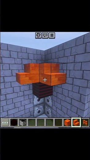 Simple Auto Armor Equipper in Minecraft! 🛡️⚡(Fastest Way) Minecraft_short#minecraft #viral #shorts
