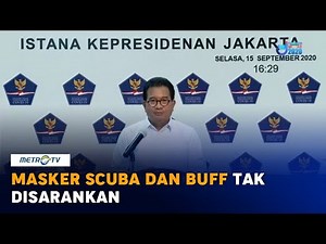 Masker Scuba dan Buff Tak Disarankan