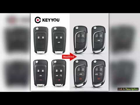 KEYYOU 1PCS Modified Folding Remote Car Key Shell Case For Chevrolet Cruze Epica Lova Camaro